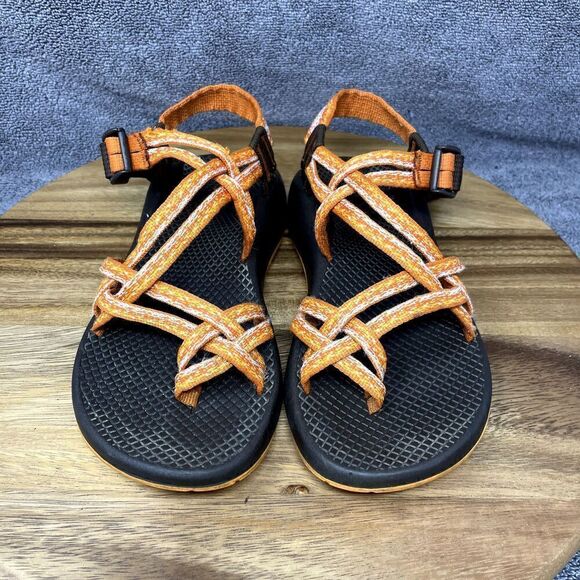 Chaco Womens ZX2 Sandals Classic Brown Orange Hiking Outdoor Toe Loop Women’s 7 - Picture 2 of 8